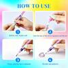 3D Nail Art Tužky DIY Sada 12 Barev Nail Marker Tužky Graffiti Tečkování Kreslení Malování Liner Tužka Rychleschnoucí Akrylová Barva Tužka