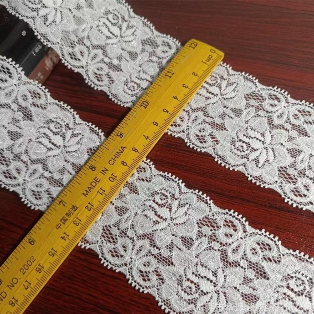 10 Yards Floral Lace Trim 2.36 Inch Wide Gift Wrapping Ribbon New Bridal Lace Ribbon For Sewing