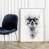 Poster Skull Sketch