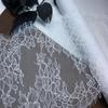 ( 2 Colors )  3m X 17.5cm Chantilly Lace, Non-stretch Eyelash Mesh Lace Trim for Lingerie, Bra, Underwear, Lingerie, Dress, Garment, Sewing & Crafting