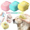 Pet Bathing Brush Soft Silicone Massager Shower Gel Bathing Brush Clean Tools Comb Dog Cat Cleaning Grooming Supplies