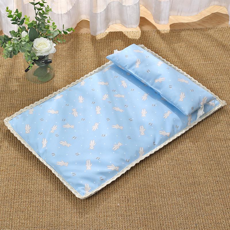 Summer Pet Mat Mat Cat Mat Mat Waterproof Non-stick Fur Cat Mat Cooling Straw Mat Puppy Mat Cat Litter Mat