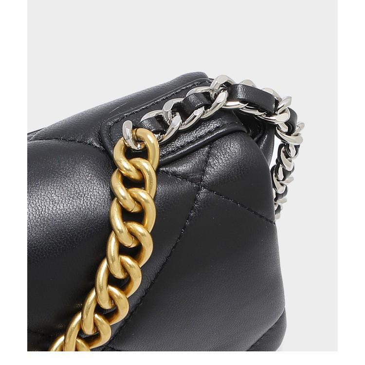 Schicke Schulter-Crossbody-Tasche aus rautenförmig gestepptem Lammleder - Damen Große Kapazität, Vielseitig, Pendlerstil