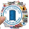 50 Stück Scherz Meme Aufkleber Harajuku Decals DIY Mode Graffiti Decals Gepäck Notizbuch Fahrrad Geschenk Handy Koffer Aufkleber