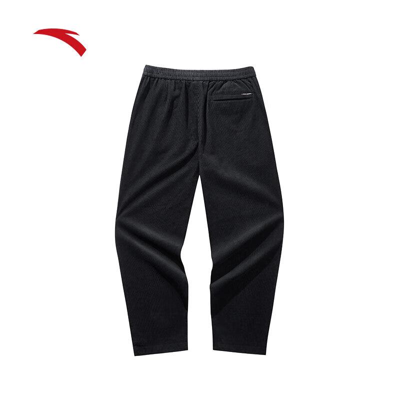 Anta Unisex Corduroy Loose Straight Casual Pants L