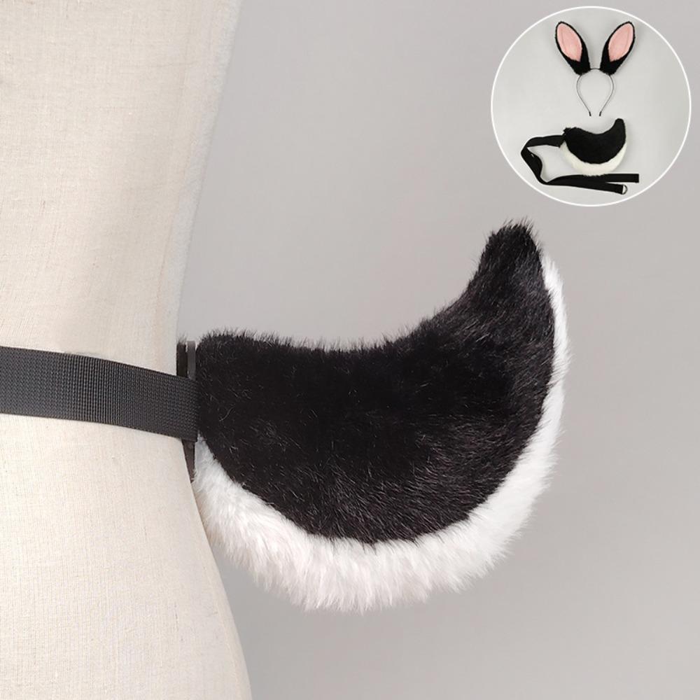 Animal Ear Long Rabbit Ears Headband Cute Decorative Headband Plush Bunny Ear Hair Hoop  Daily Wear