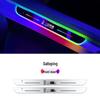 Illuminated Car Welcome Pedal: No-Wire LED Door Sill with Flowing Breathing Interior Lights