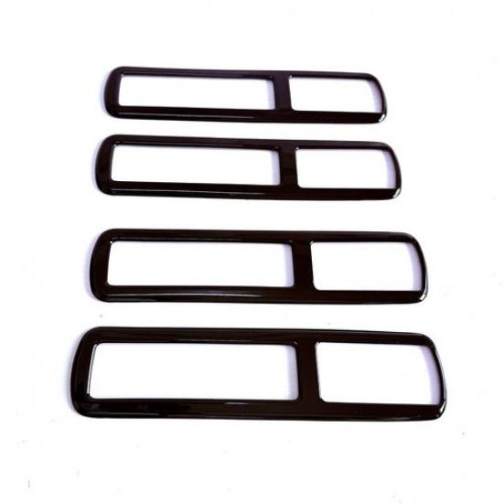 ABS Black Seat Air Vent Outlet Cover Trim For 2024-2025 Toyota Grand Highlander