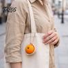 Unique Bag Decoration 3D Printed Fruit Fidget Clicker Toy with Mechanical Press, Stress Relief Keychain, Cute Vegetable Charms Sensory for Teens