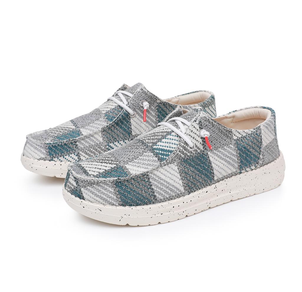 Canvas Shoes Men's Light Weight Slip-on Flat Sneakers Summer Breathable Cloth Loafers Design Espadrilles  Luxury Shoes Big Size