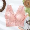 Eleganter, nahtloser Sport-BH aus Spitze mit Push-up-Effekt für sexy Yoga und Fitness
