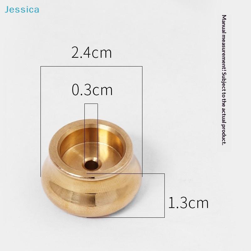 Mini Brass Incense Burner - Small Censer For Stickcone Incense (Homeoffice Aromatherapy Decor)