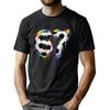 Europese maten Heren Voetbal T-shirts - Sportshirt met Regenboogprint, Top met Ronde Hals, Geschikt voor Dagelijkse Casual Kleding Tijdens Voetbaltraining