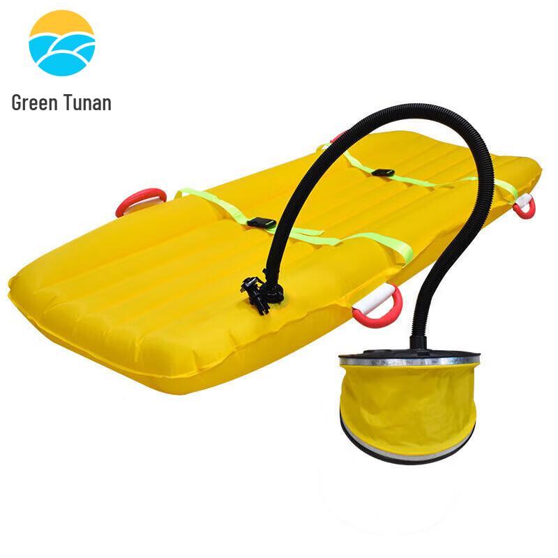 Tunan Green Inflatable Amphibious Water Rescue Stretcher
