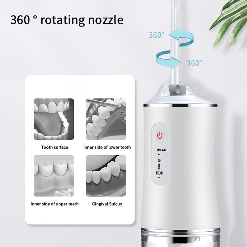Zahnaufhellung Reinigungsgeräte Munddusche Zahn-Wasserstrahl-Flosser Gerät Pick-Floss Zahnmedizin Mundspülmaschine