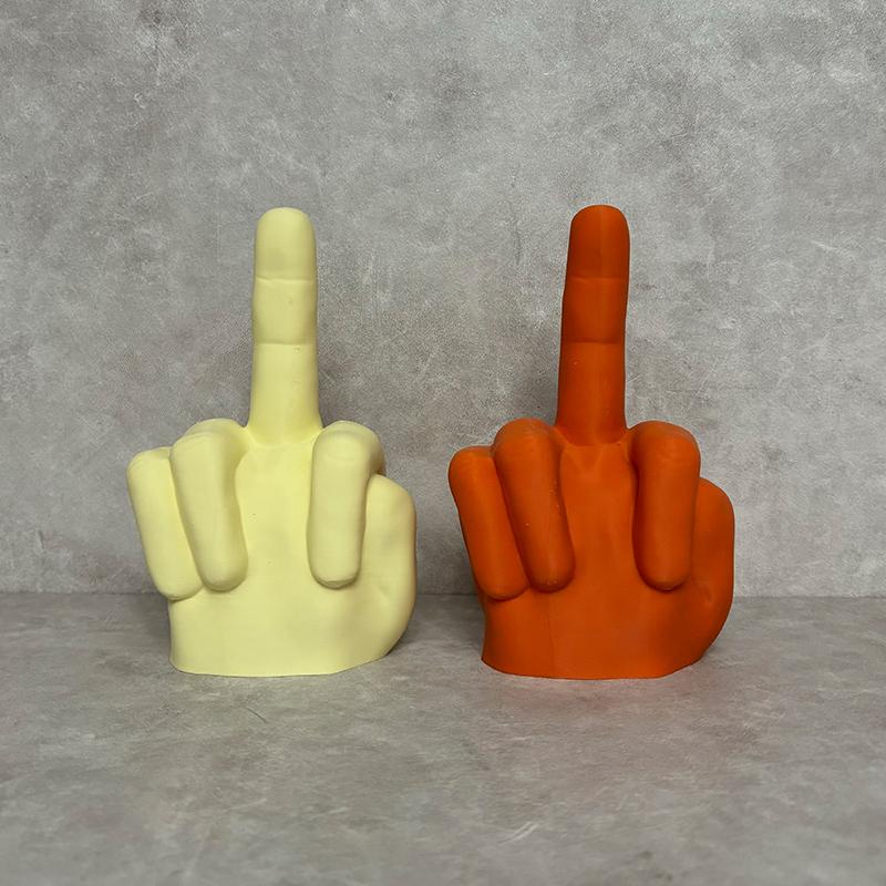 Plastikowa ozdoba na środkowy palec Wystrój domu Nowoczesne rzemiosło artystyczne Dekoracja biurka Kreatywny prezent