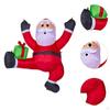 Christmas Inflatables Climbing Santa Claus Hanging Decorative Funny Decoration