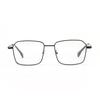 Brille Ss9188 Metall Quadratisch Transparent Retro Flachspiegel