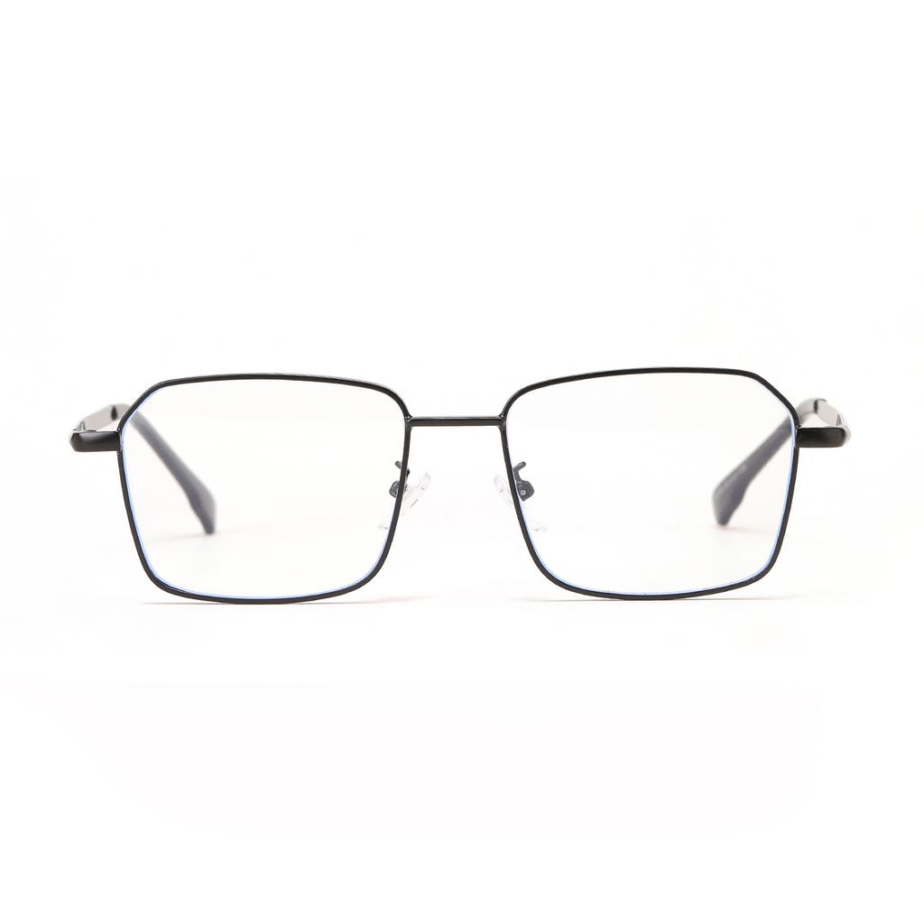 Brille Ss9188 Metall Quadratisch Transparent Retro Flachspiegel
