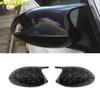 Coques de rétroviseurs de rechange pour BMW E90, E91, E92, E93, E81, E87, E82, E88, Série 3 et 1, accessoires M, fibre de carbone brillante