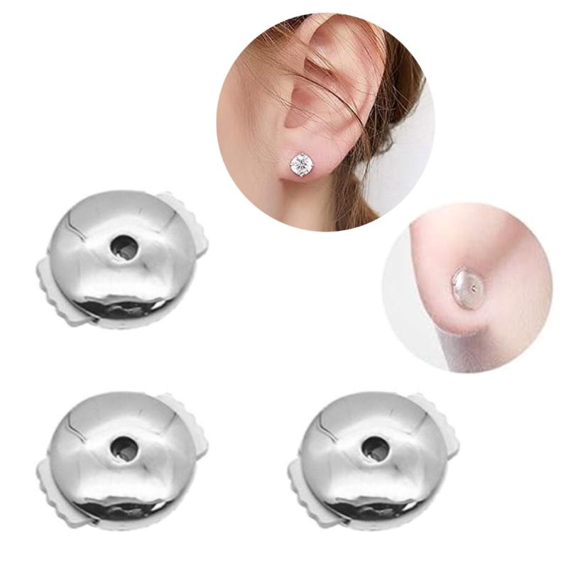Stylish and Practical Earplugs Locking Clip Convenient Earplugs Retainer Large Earring Replacements for Studs Earrings