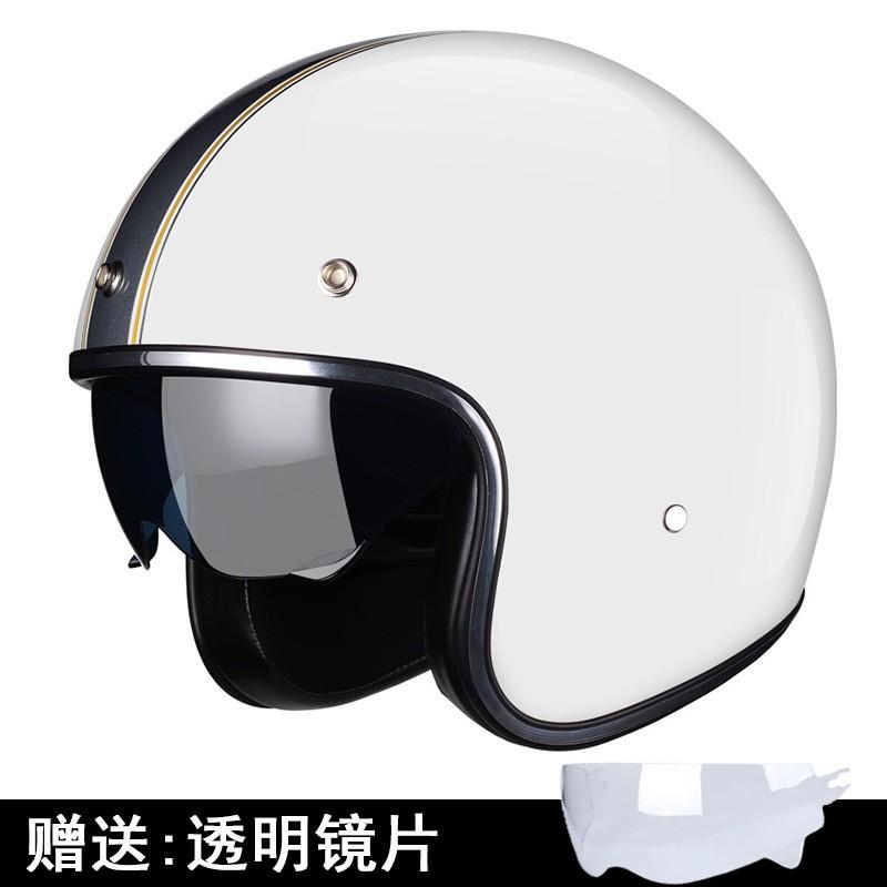 Django Style 3/4 Motorcycle Helmet Men Women ABS Full Face Cover All Season Urban Commuter Scooter