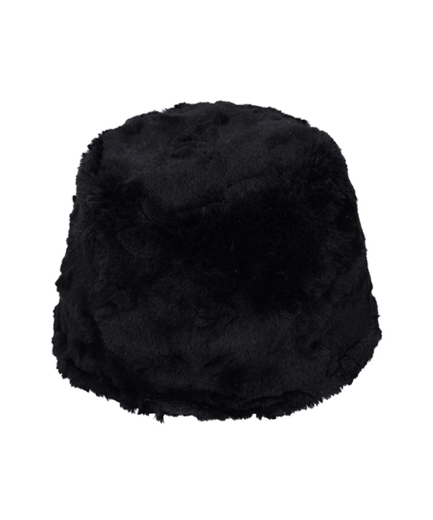 Assei Fluffy Bucket Hat (Black)