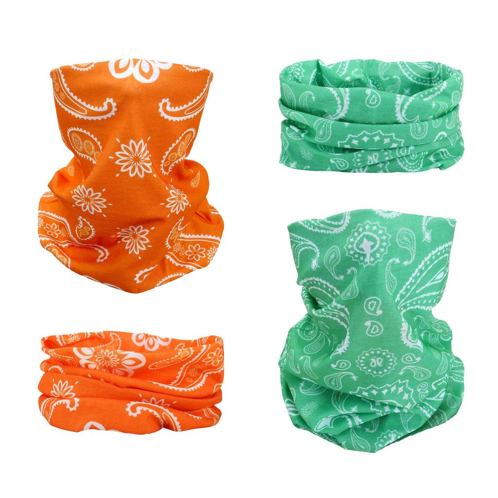 8 Cashew Nut Flower Headband Bandana Balaclava Half Face Mask Shield Head Hair Scarf Neck Gaiter Hat Multipurpose Breathable Reusable Washable for