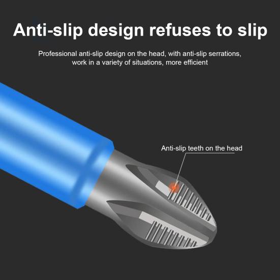 PH2 25-150mm 6.35mm Hex Shank Cross Screwdriver Bit Cross Head Widely Used Hand Tools Accessories Electric Screwdriver Bit for Electric Drill