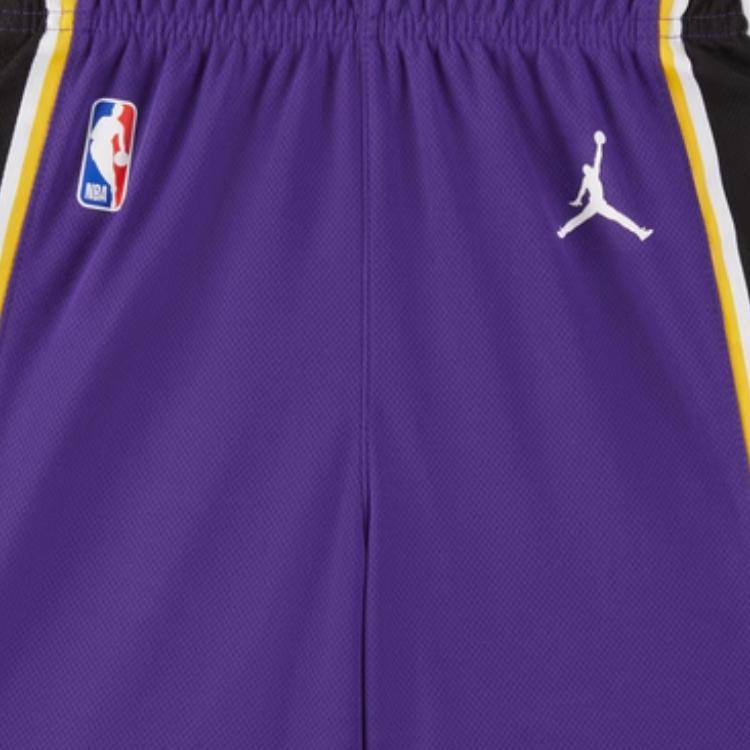 Jordan Los Angeles Lakers Soft Comfortable Stylish Shorts Kids shorts Lavender FB0794-547
