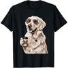Englisch Creme Golden Retriever Kaffee Hunde Mama Papa T-Shirt