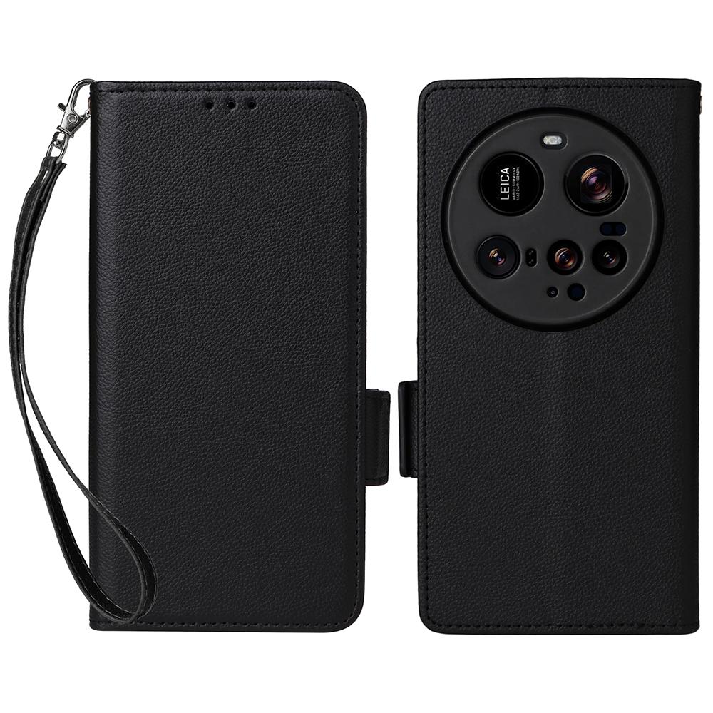For Xiaomi 15 Ultra Case Wallet Flip Litchi Texture PU Leather Phone Cover