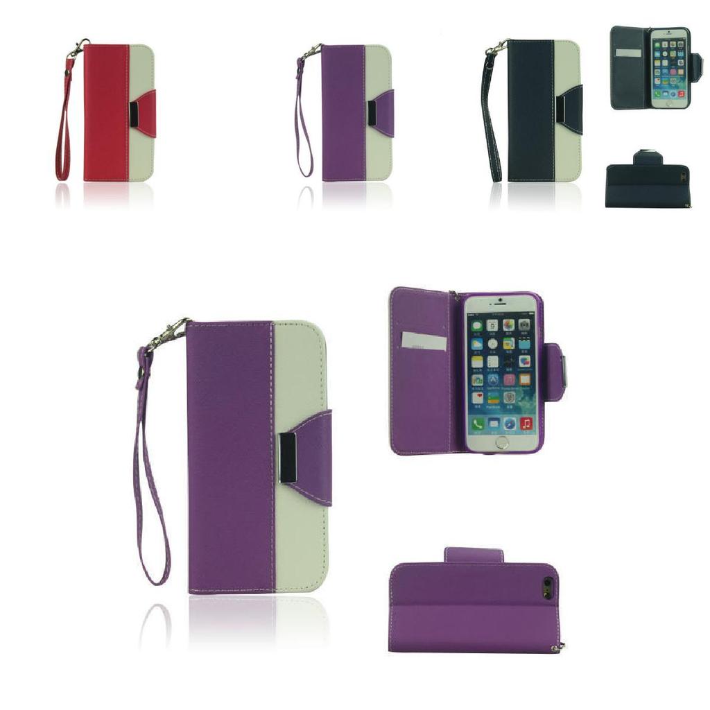 Iphone Flip Cover Pu Leather Case With Handmade Craft For Stylish Protection
