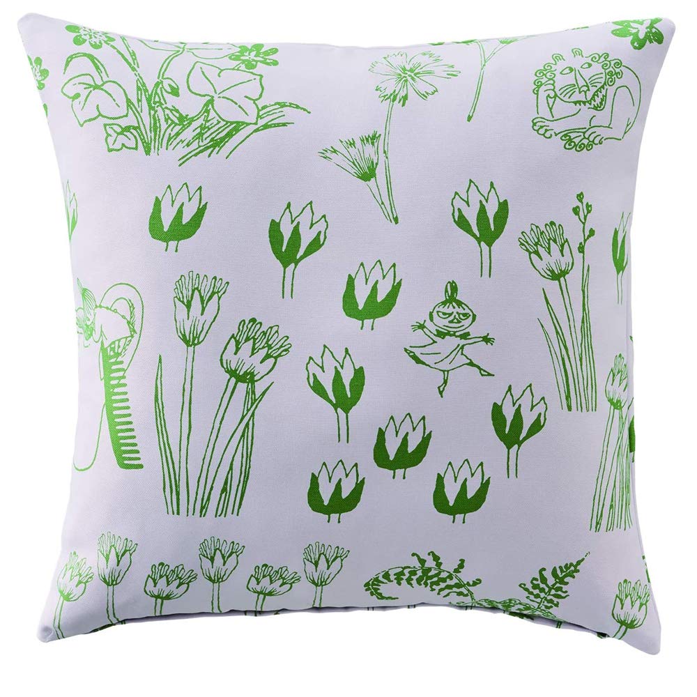 Suminoe Moomin Hide and Seek Cushion 1 Piece Cover, Pink, 45x45cm, A008C,