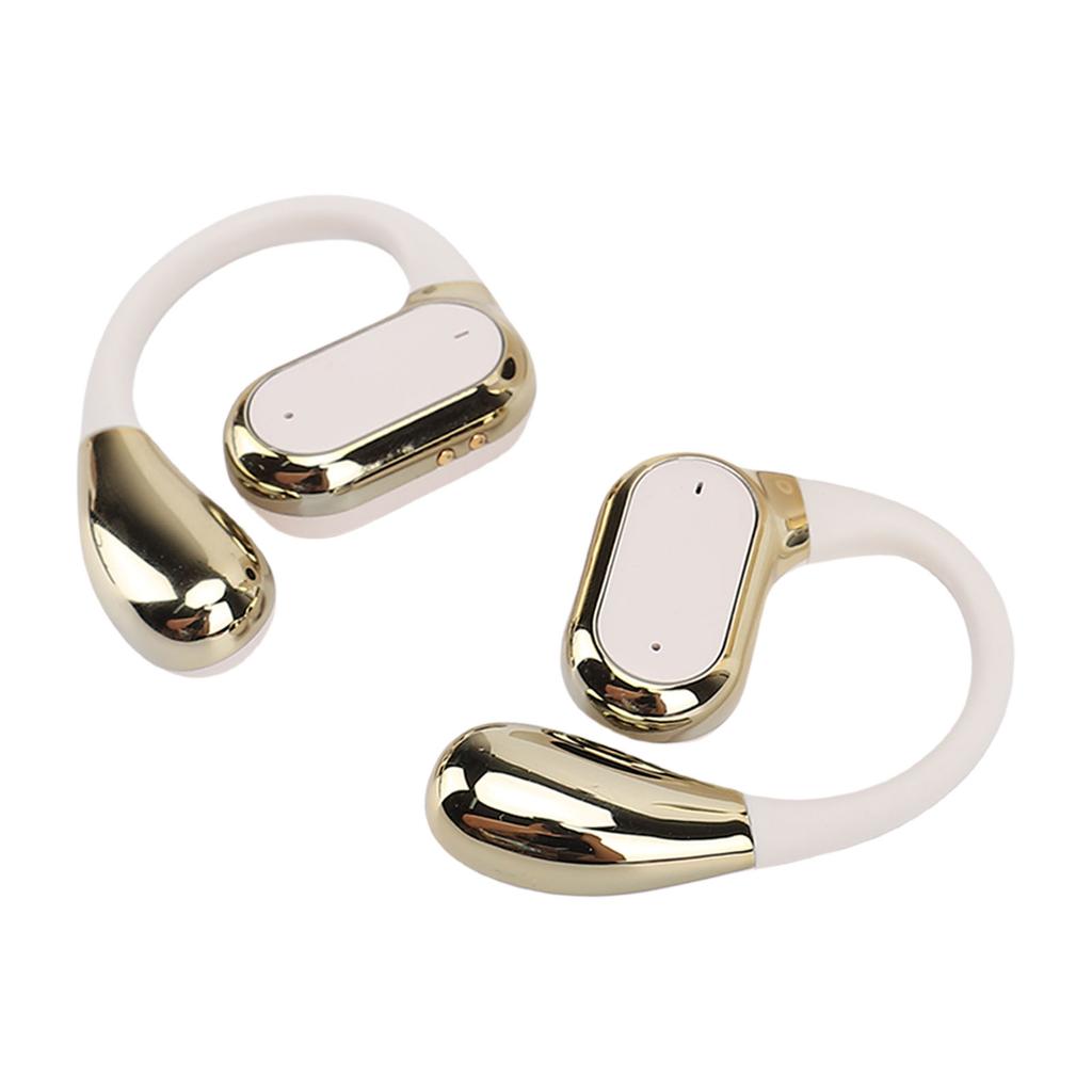 Wireless Earbuds Headphones with Flexible Earhook HiFi Sound ENC Noise Cancellation 60H for Cycling Running Workout