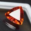 7 Carat Trillion Cut Natural Stunning Orange Sapphire Loose Gemstone