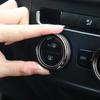 Auto Car AC Control Ring Trim Cover Car Interior Accessories For VW Tiguan Atlas T-roc Ateca FR Passat B8 Variant 2017-2019