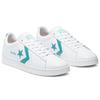 Converse Cons Pro Leather Low Top Synthetic Leather Non-Slip Wear-Resistant Low-Top Skate Shoes Unisex Sneakers White Blue 170755C