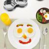 3 Holes Poached Egg Maker Stainless Steel Egg Pan Cooker Poacher Non-Stick Eggs Cup Steaming Cooking Tool Kitchen Gadgets