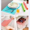 4PCS Refrigerator Pad Antibacterial Antifouling Mildew Moisture Absorption Pad Refrigerator Mat Pad