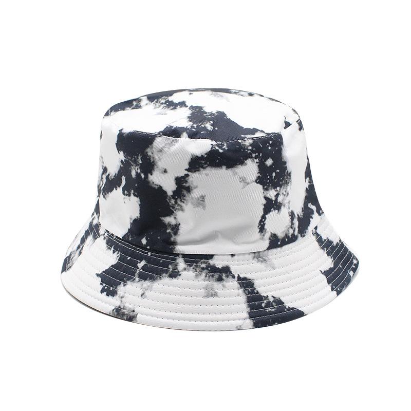 Ins DoubleSided Tie Dyed Fisherman Hat Children Spring And Summer Trendy Men Versatile Sunshade Sunscreen Street Basin Hat
