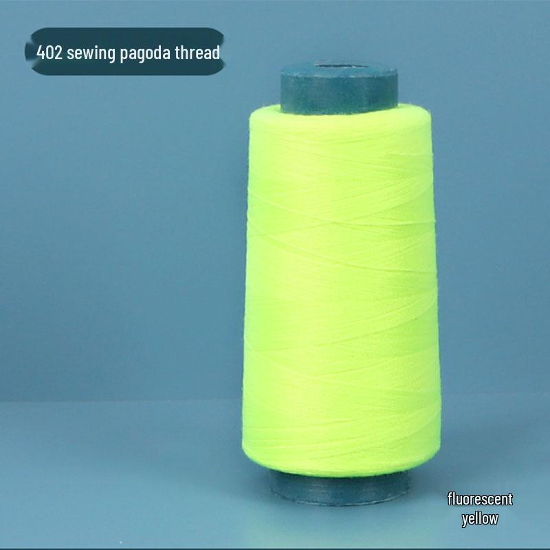 402 Polyester Thread: Black & White Sewing Thread for Hand Needlework and Household Sewing Machines