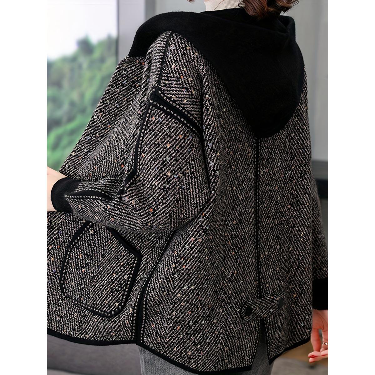 

Пальто Весна и Осень Повседневный Свободный Большой Верх Весенняя Тонкая Куртка с Капюшоном Кардиган 4XL чёрный