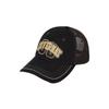 Ball Cap Cozy Fit Arch Logo Vintage Applique Trucker Cap Black 319607