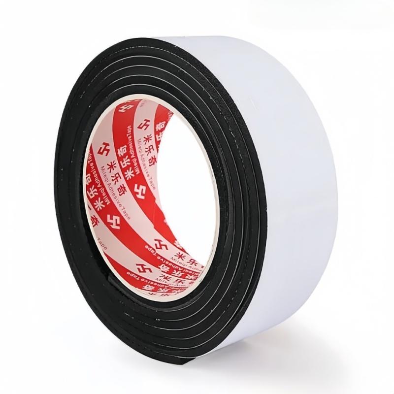 Heel Mute Tape Wear-resistant Anti Slip Thick Black EVA Material Self-adhesive for Repairing Shoe Sole Holes with Adhesive Tape