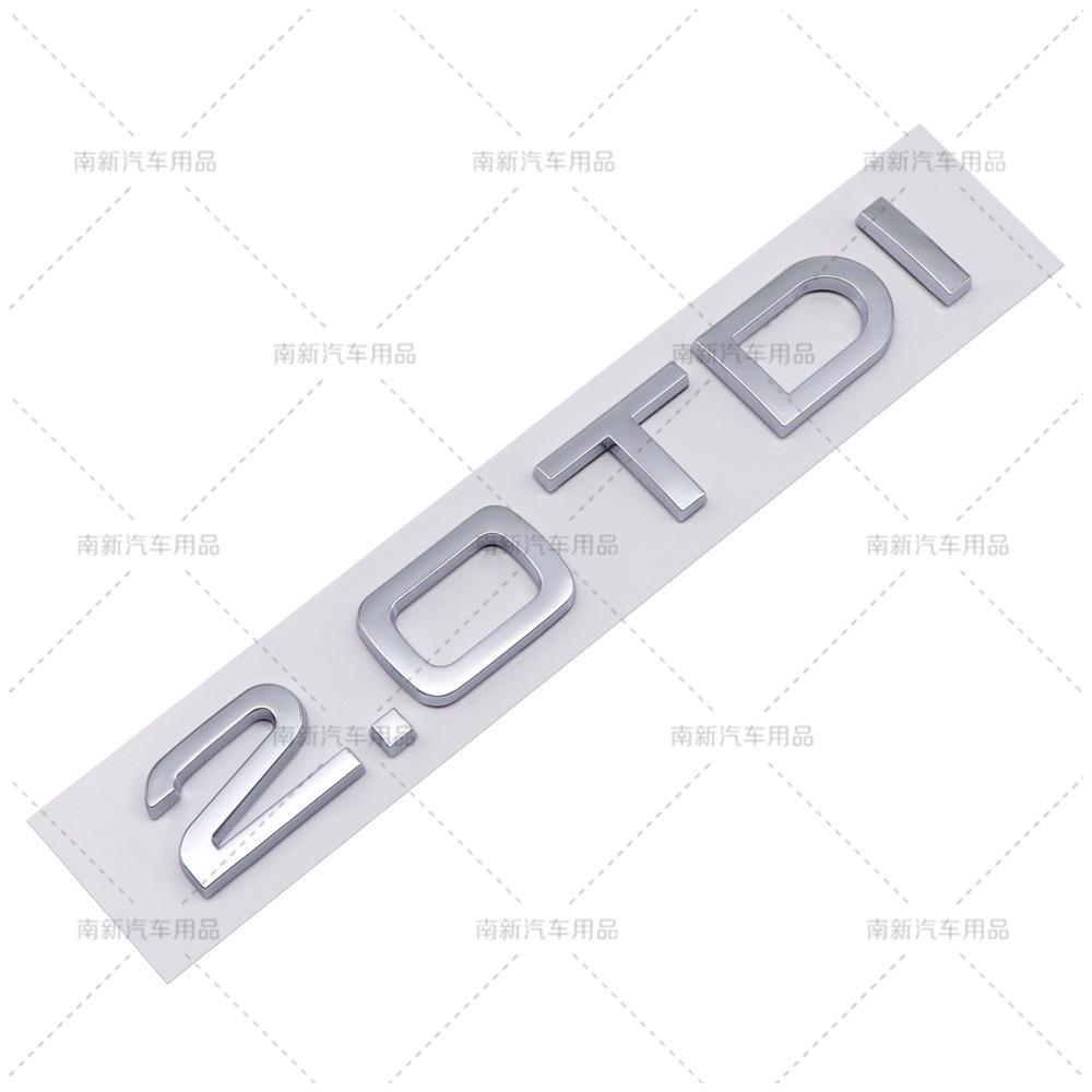 Automobile 2.0TDI 3.0TDI 4.0TDI 1.6TDI 1.9TDI Labeling Suitable For Audi Displacement Labeling