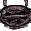 Women Vintage Faux Leather Tote Shoulder Bag, Large Capacity Commute Handbag with Detachable Crossbody Strap, Multi Zipper Pockets Retro Daily Travel