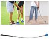 A363 Golf Curves Swing Practice Stick Rubber Trainer Sports Training Equipments Blue