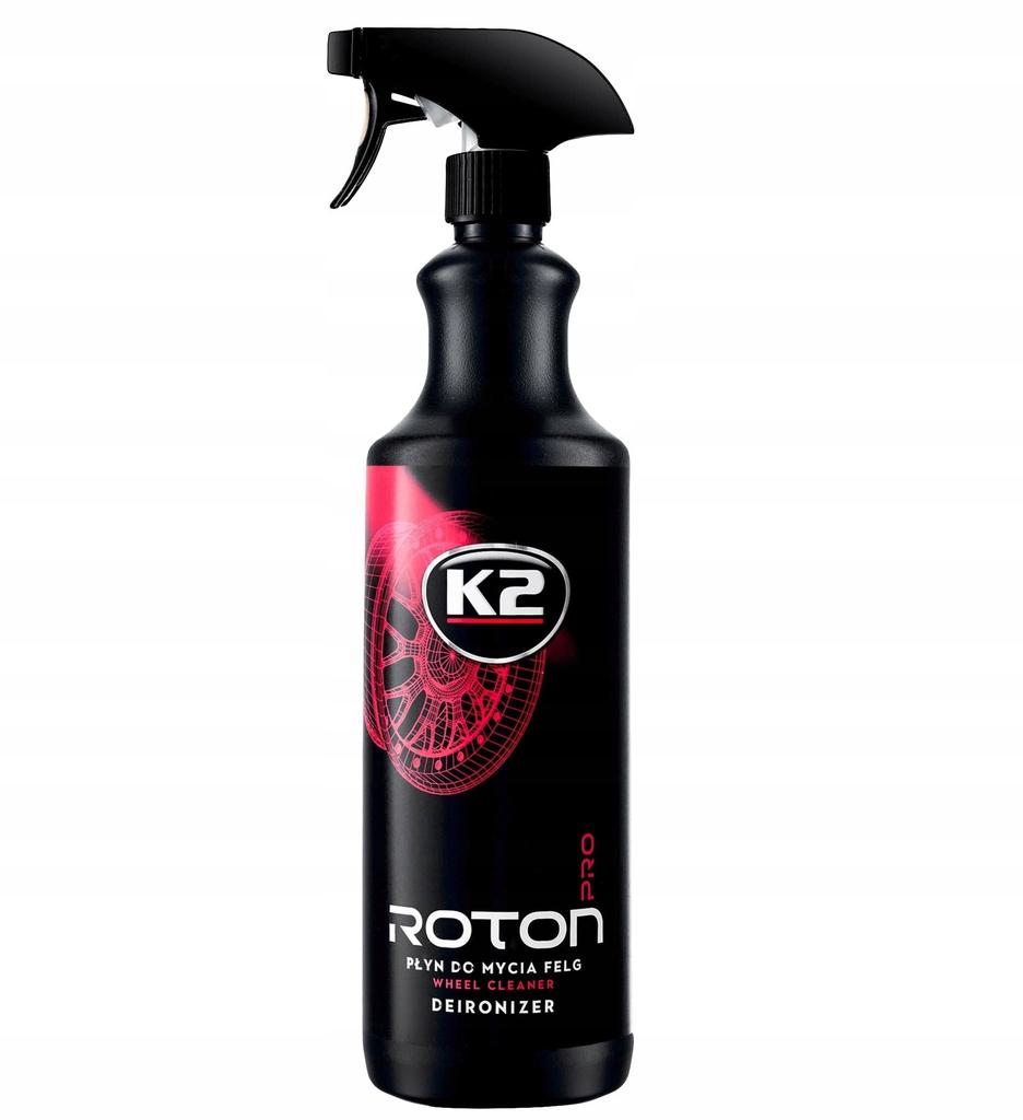 K2 Roton Pro Krwawi Deironizer Tekutina + Štětec Na Mytí Čištění Ráfků 1L