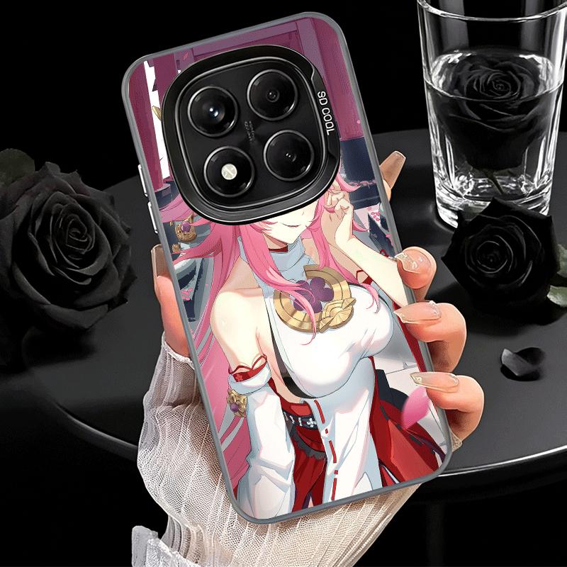 Genshin Impact Yae Miko Soft Phone Case for Xiaomi Redmi Note 13 14 15 Pro Plus 12S 12 11S 11 11T 10S 10 Shockproof Cover Back S